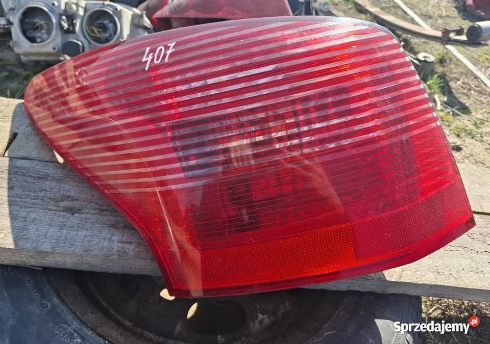 Lampa Lewa Peugeot 407 osobowe Części samochodowe Wisznice