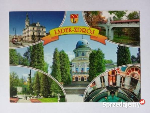 Ladek zdrój pocztówka kartka pocztowa widokówka Łódź