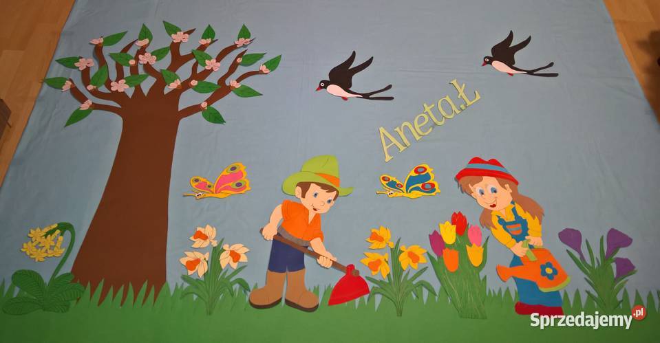 Dekoracje wiosenne z brystolu 504102444 Ryki