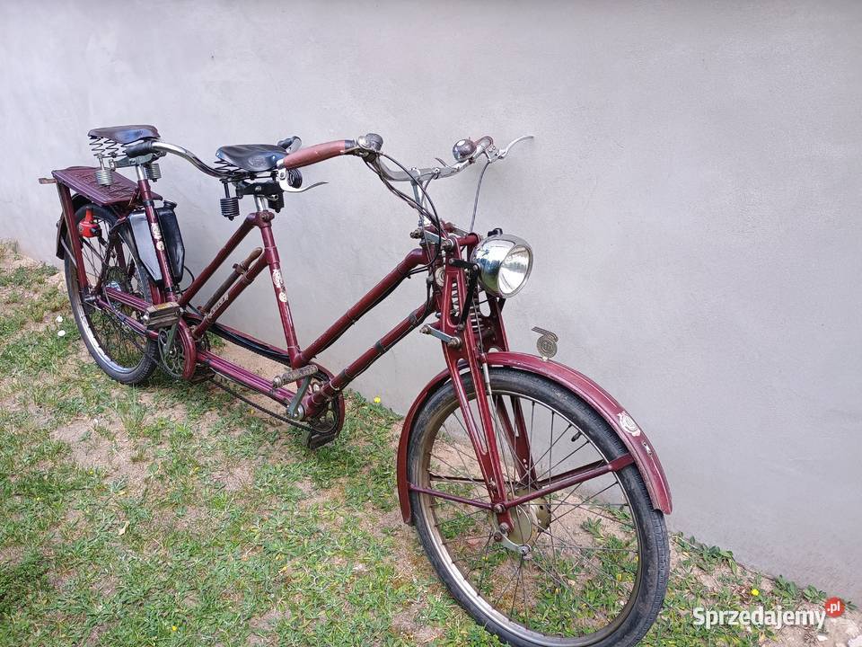 Rower Cito tandem z silnikiem Maw zabytkowy Kurzętnik
