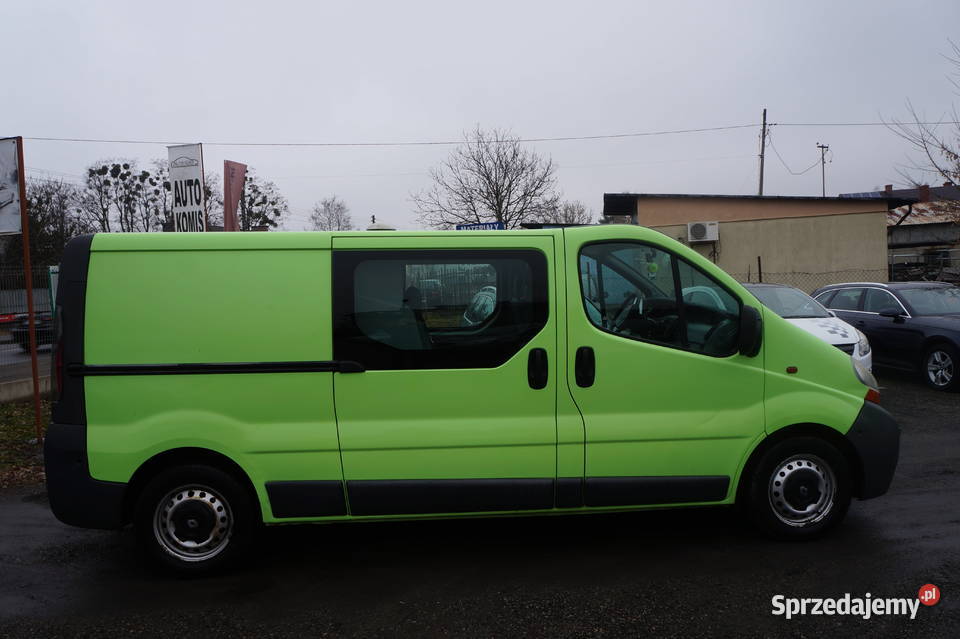 Renault Trafic LONG 25 diesel 135 6osobowy ABS śląskie Częstochowa