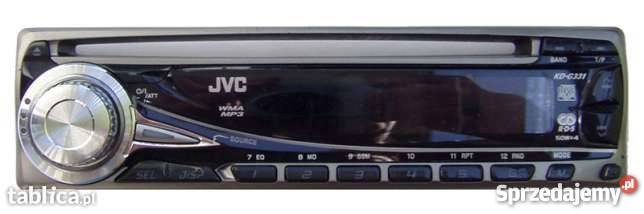 Radioodtwarzacz samochodowy JVC KD-G331