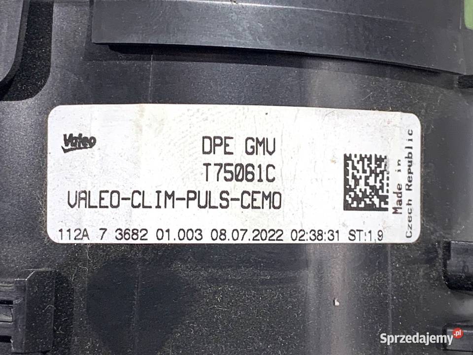 DMUCHAWA NAWIEWU PEUGEOT 308 SW III T75061C