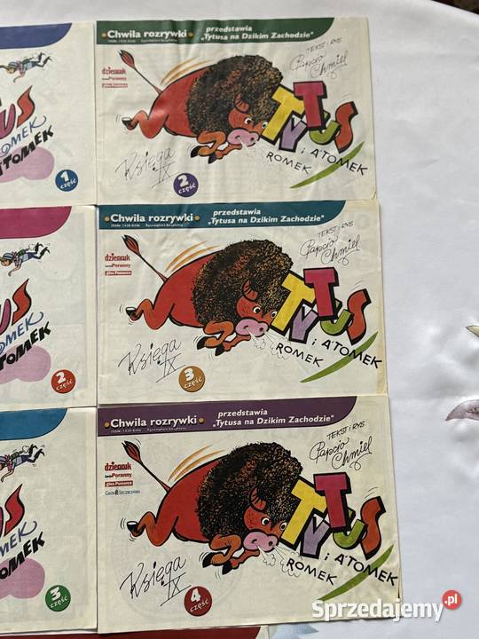 TytusRomek i Atomek8 czesci komiksow sprzedam