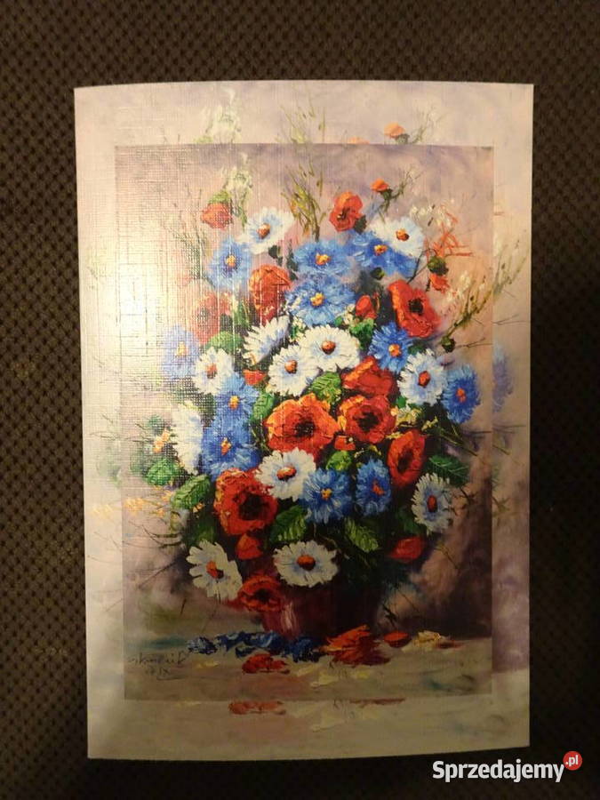 pocztówki okazjonalne kwiaty Warszawa