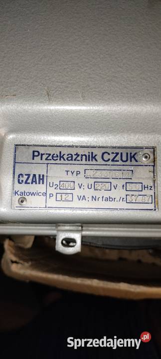 CZUK A2335B14 PRZEKAŹNIK śląskie Poręba sprzedam
