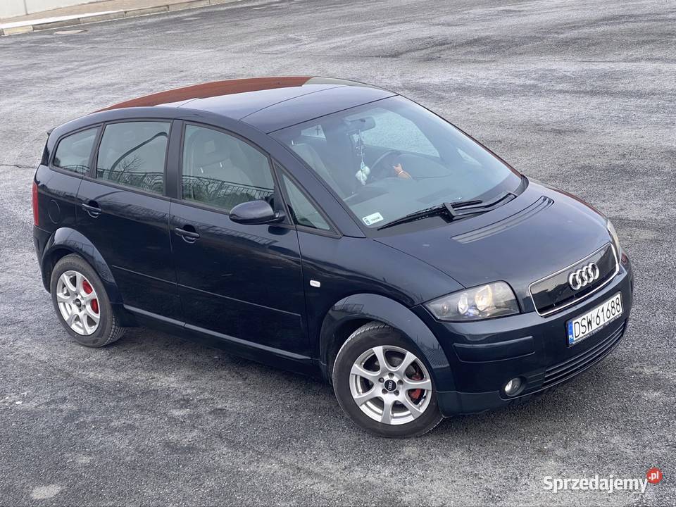 Audi A2 14 benzyna 2001 elektryczne lusterka Świdnica