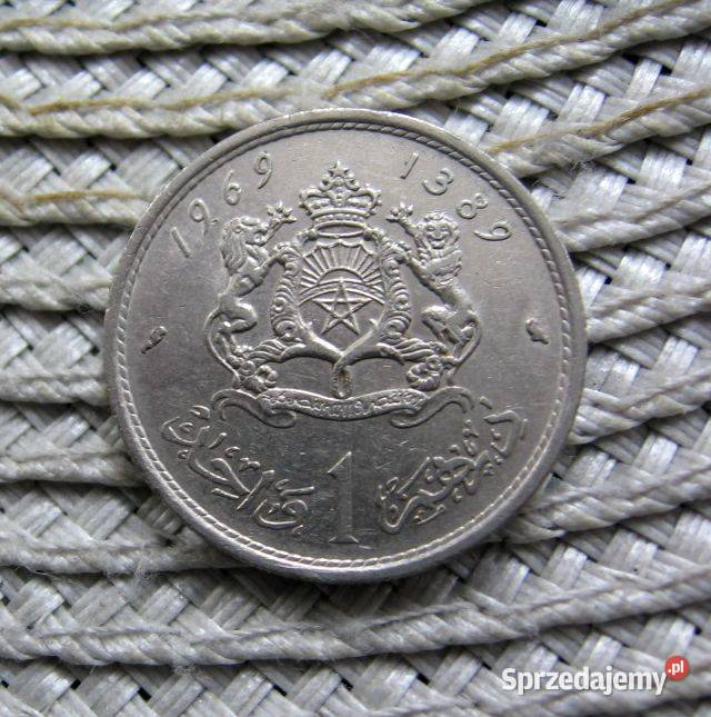 Maroko 1 Dirham 1969r wielkopolskie Kalisz