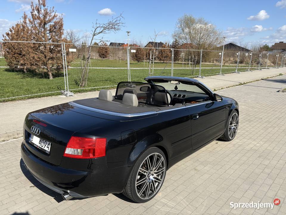 Audi A4 cabrio 30 benzyna V6 2002 skóra klima dolnośląskie Jelcz-Laskowice