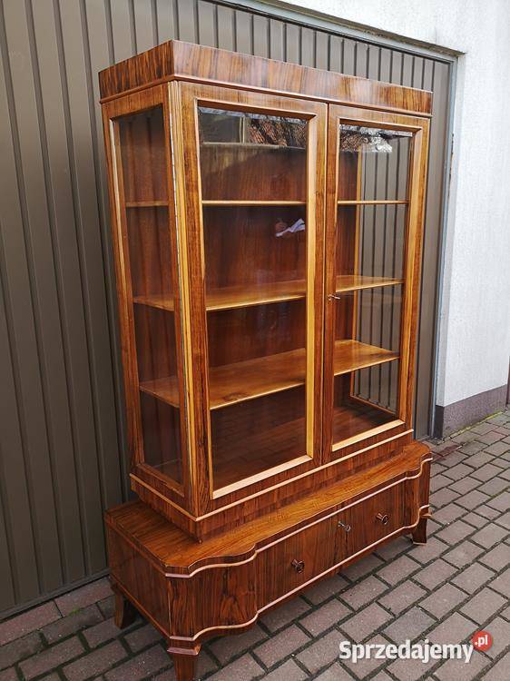 Witryna Serwantka ARTDECO Orzech Politura Stara