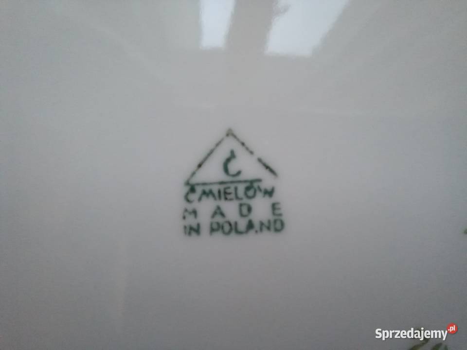 porcelana zabytkowy talerzyk Cmielów Piastów