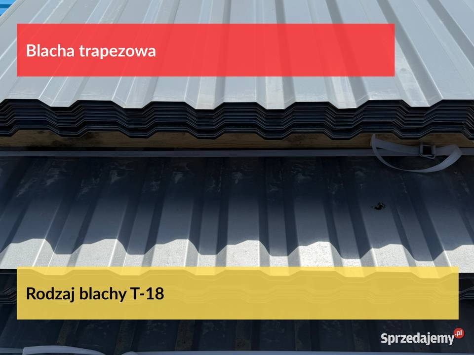 Blacha Trapezowa T18 2 gat w kolorze 7016 Grafit Puszczykowo