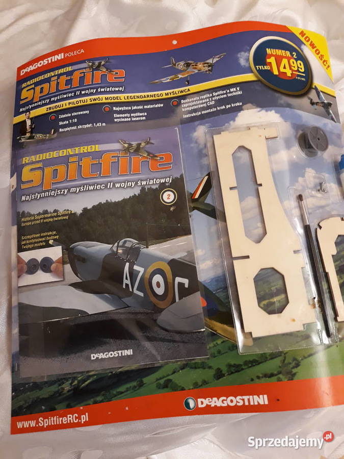 Samolot Spitfire RC model do złożenia mazowieckie Mrozy