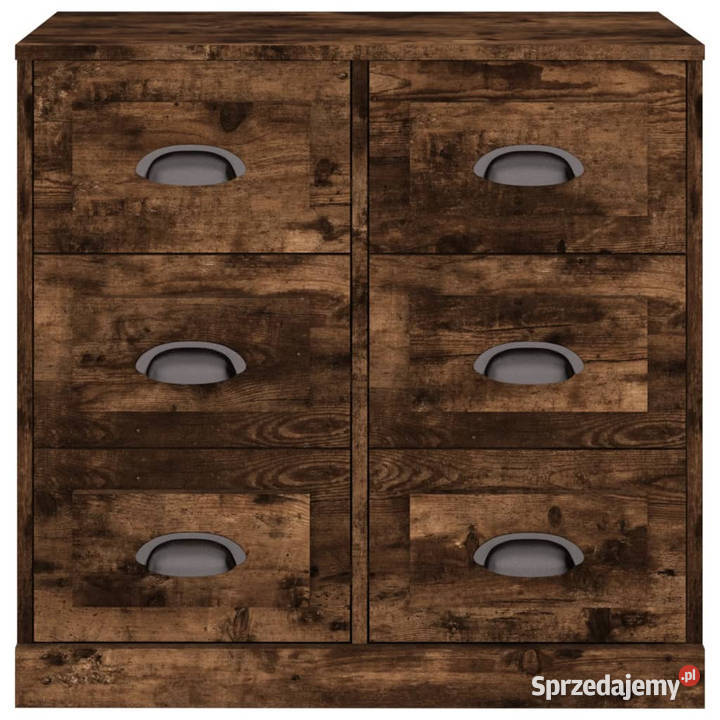 Szafka przydymiony dąb 70x355x675 WM816437 Pozostałe