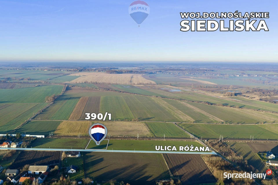 Działka 2500 m możliwość zabudowy mieszkaniowej 0m Siedliska