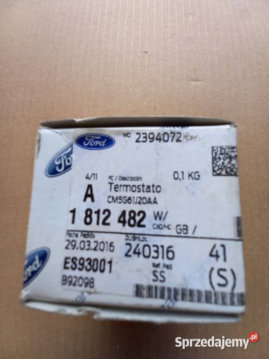 1812482 Oryginalny termostat silnika Ford 10 Kraków