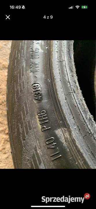 Sprzedam komplet opon continental 17 Grajewo sprzedam