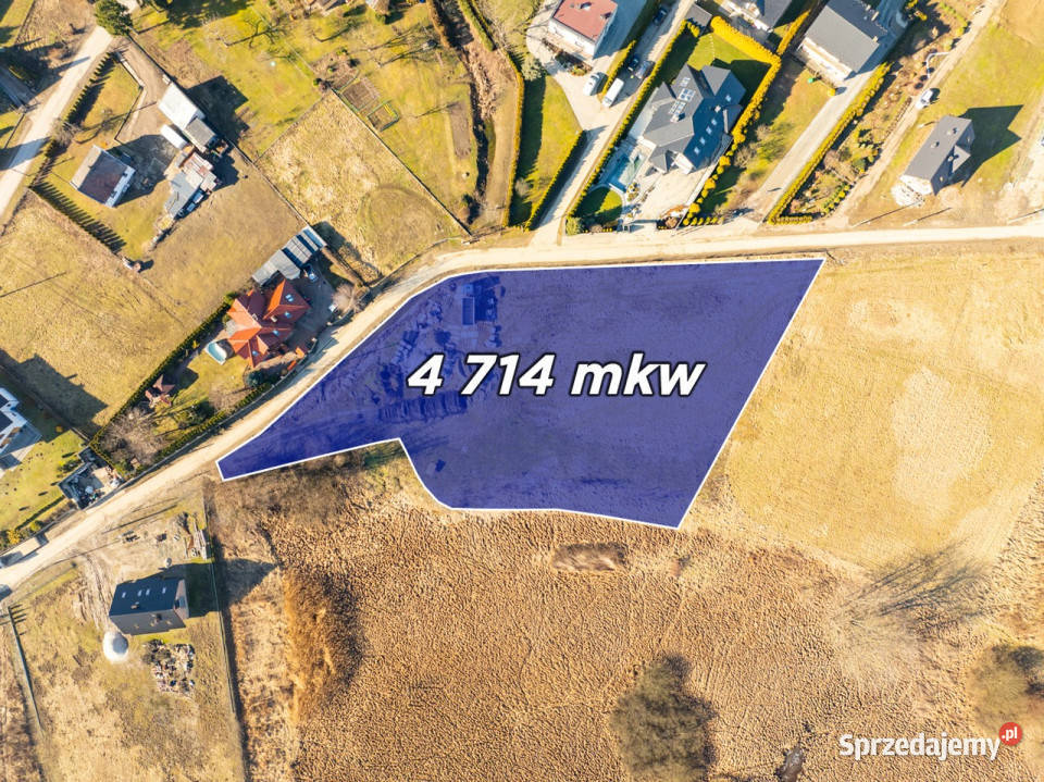 Działka w Krakowie 4700m2 Bugaj 422zł/m2 małopolskie Kraków