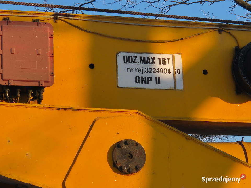 Dźwig Żuraw Samochodowy Dźwigi, podnośniki lubuskie