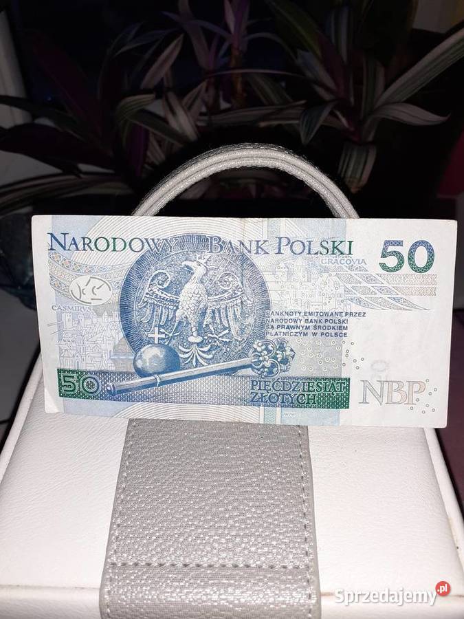Banknot 50 ciekawy seryjny Sosnowiec