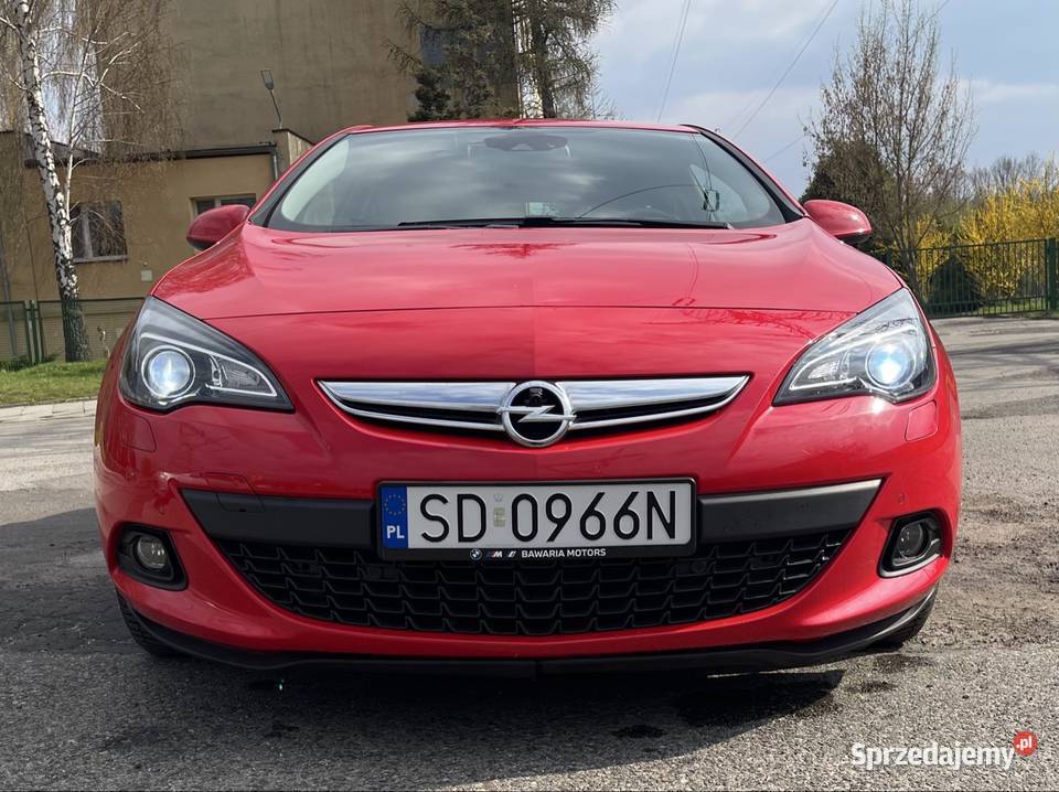 Opel Astra J GTC automat niski przebieg Dąbrowa Górnicza