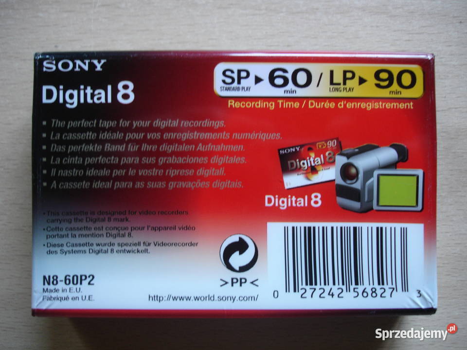 Kaseta video 8nowa Pozostałe Zielona Góra