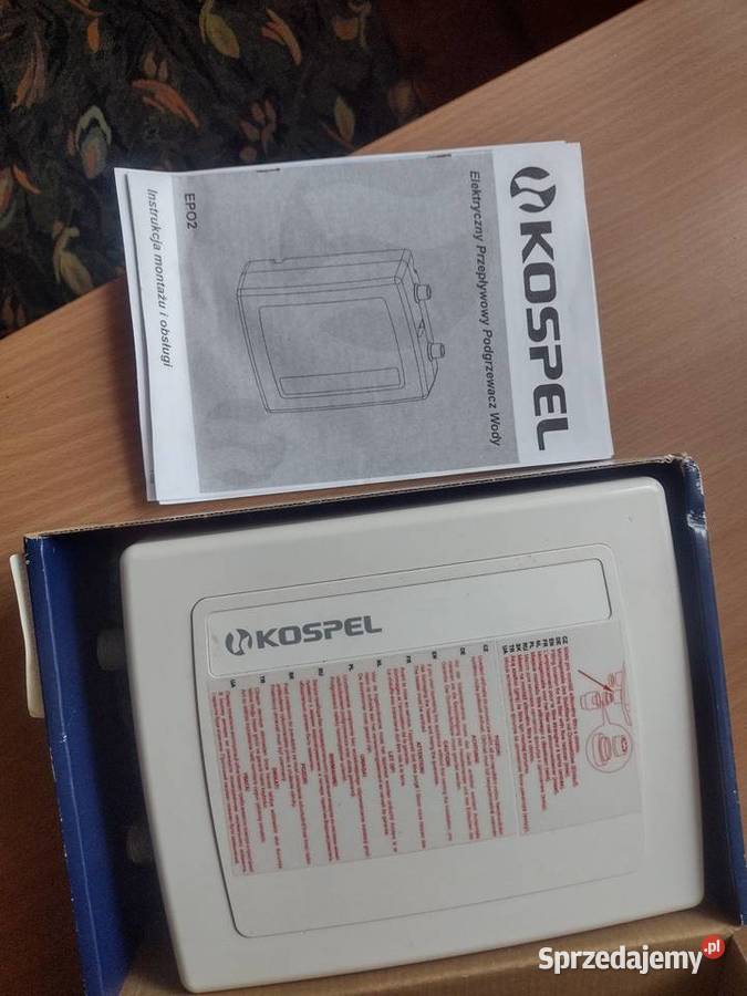 Elektryczny przepływowy podgrzewacz wody Kospel Bojlery Bojlery Chojnice