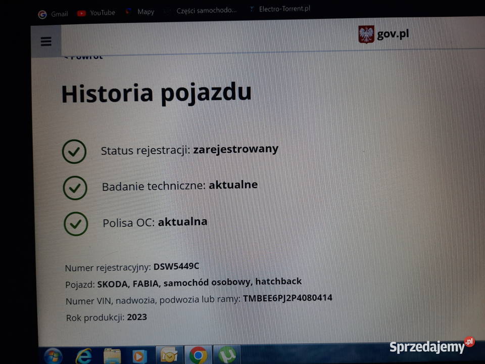 Skoda Fabia IV salon 1wł nowa Fabryczny lakier Fabia Wałbrzych