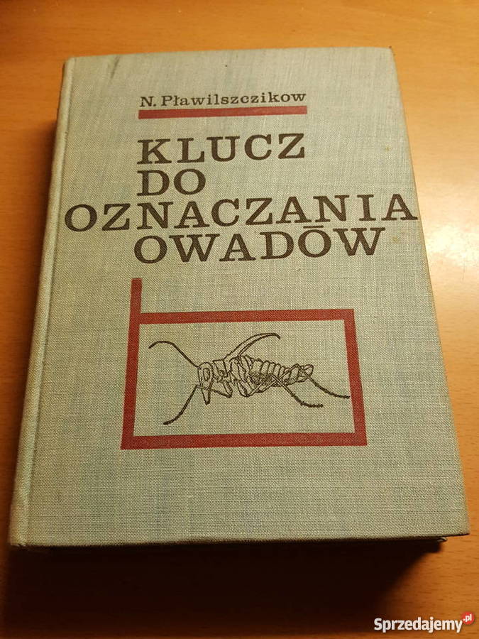 KSIĄŻKA Klucz do oznaczania owadów N Złotniki