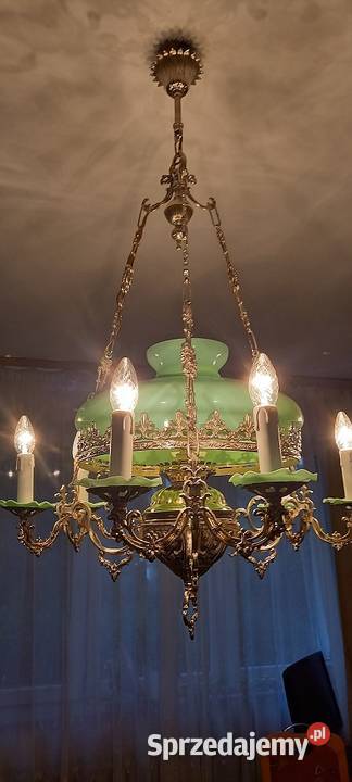 JEDYNA TAKA Wisząca lampa ze srebrzonego