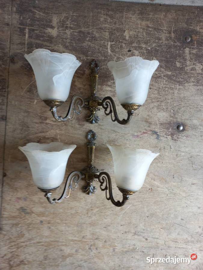 Kinkiety mosiężne z czasów PRL Warszawa sprzedam