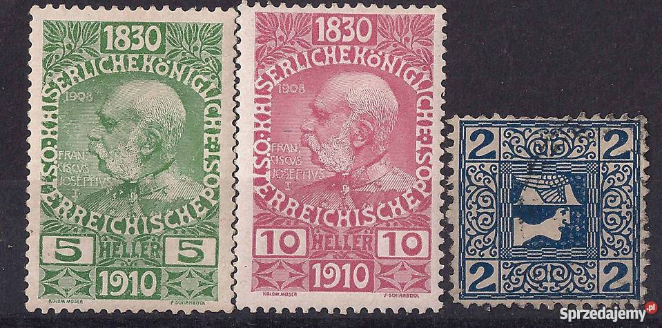 Stara Austria znaczki czyste z klejem Filatelistyka