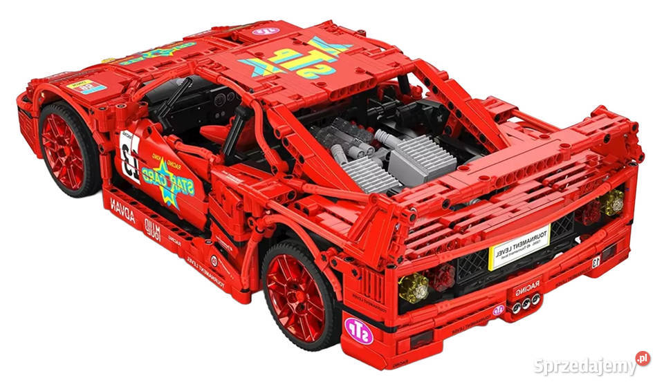 Klocki auto sportowe czerwone 2688 el 110 Warszawa