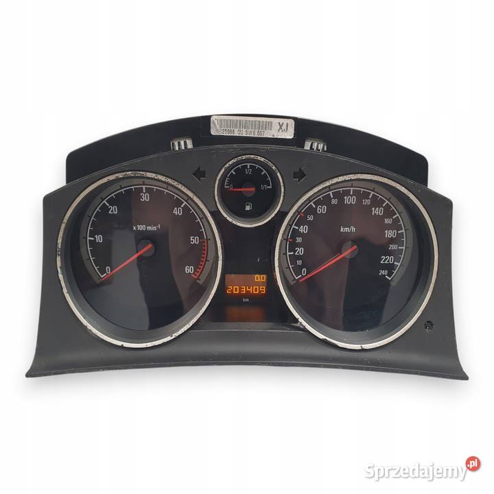 LICZNIK ZEGARY 13225988 XJ Opel Astra H Zafira B Liczniki i zegary Chełm