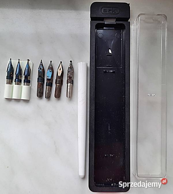 Pióro do tuszu maczane do tuszu ze stalówkami z Ostrów Wielkopolski