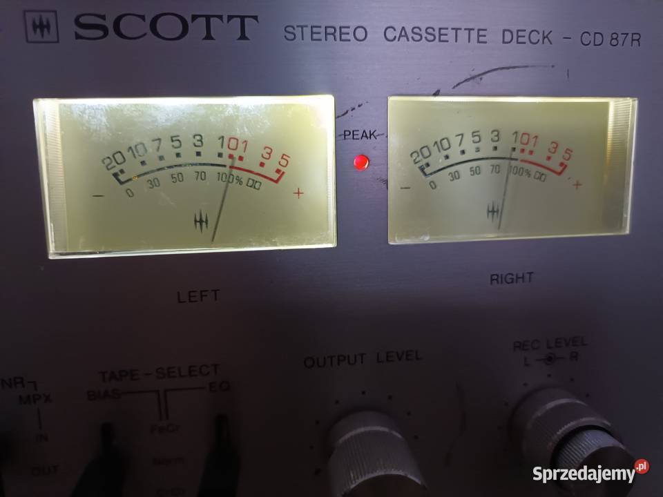 Magnetofon kasetowy Scott Cassete Deck CD87R Magnetofony Tychy