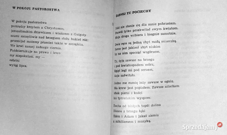 Poezje wybrane Gottfried Benn Chełm sprzedam