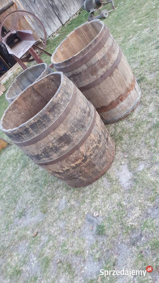 Stylowe beczki drewniane idealne do ogrodu Marzysz