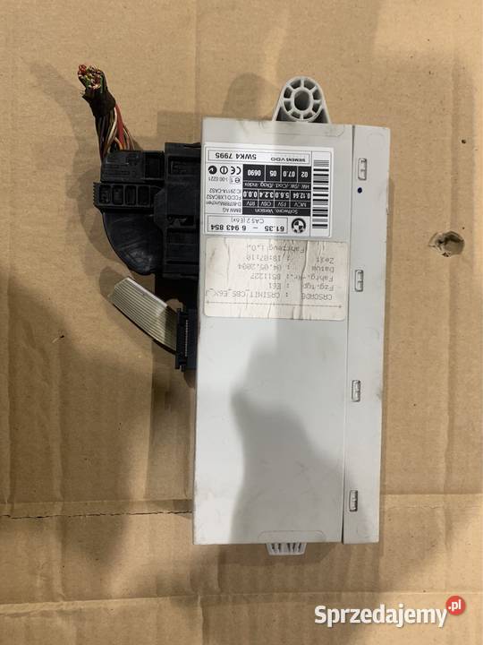 Moduł sterownik Cas 6943854 bmw 5 e60 e61 Rok produkcji 2005 sprzedam