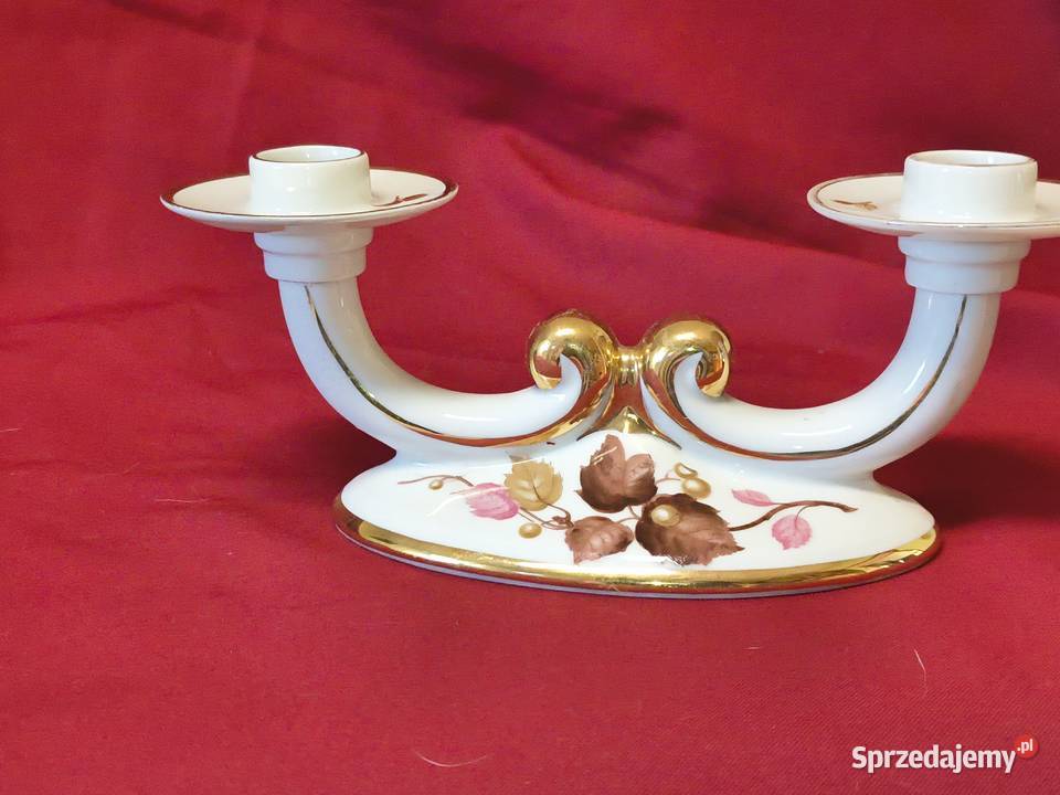 świecznik porcelana Alka Chorzew