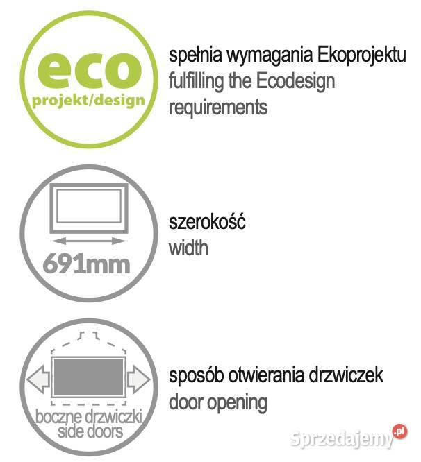 Wkład kominkowy DORAKO ECO 7 3F Basic Efektywne
