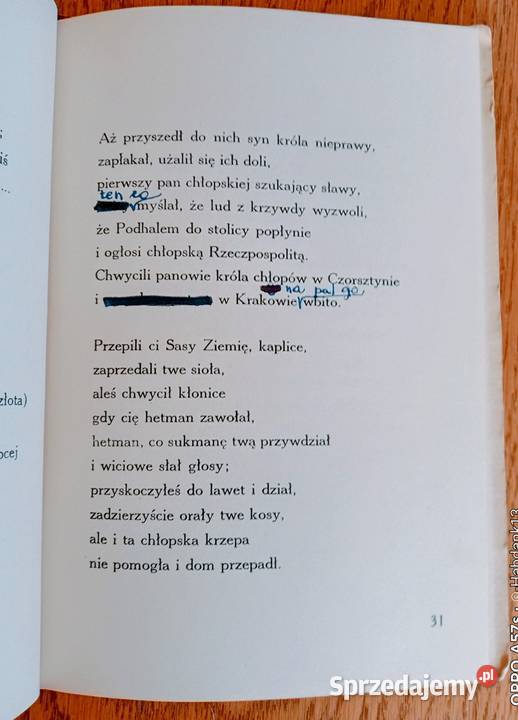 Emigracja Tomik poezji Autograf Bychawka Trzecia