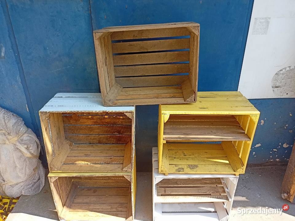 Skrzynka Drewniana Malowana śląskie