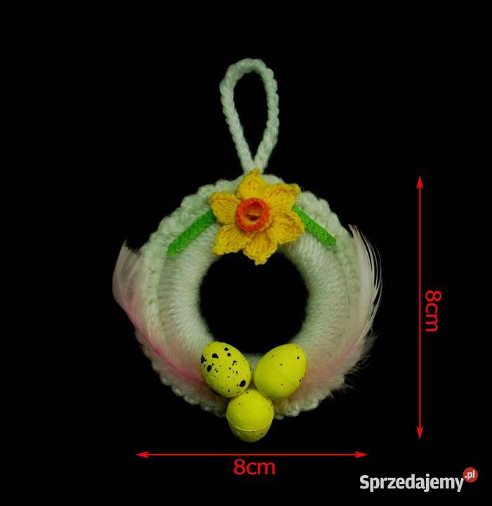 Zawieszka ozdoba wielkanocna szydełkowa 8 Z216 Kluczbork