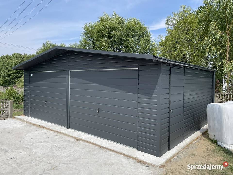 Garaż blaszany 7x5 Wzmocniony PROFILAMI świętokrzyskie