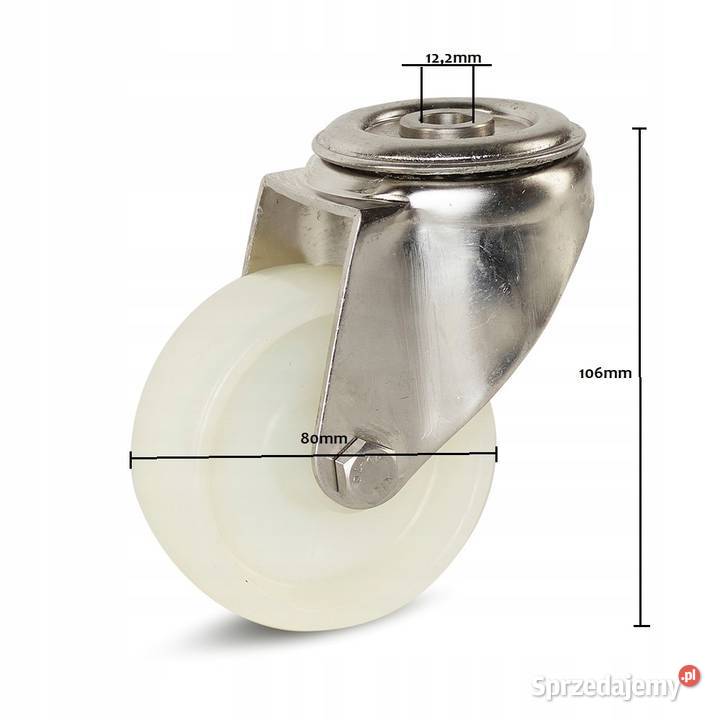 Koła Zestaw 4 Obrotowe z Hamulcem 80mm 560 Kółka Kozienice sprzedam