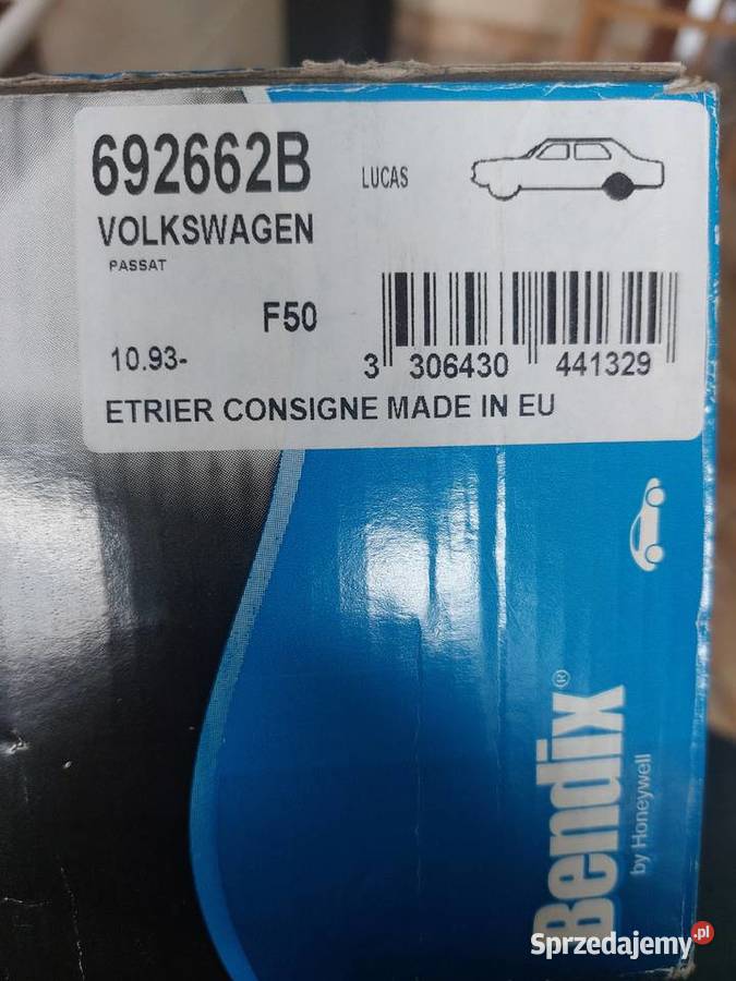 Zacisk hamulcowy VW Ford Seat VW Bendix 692662B osobowe Zaciski i jarzma wielkopolskie Krotoszyn
