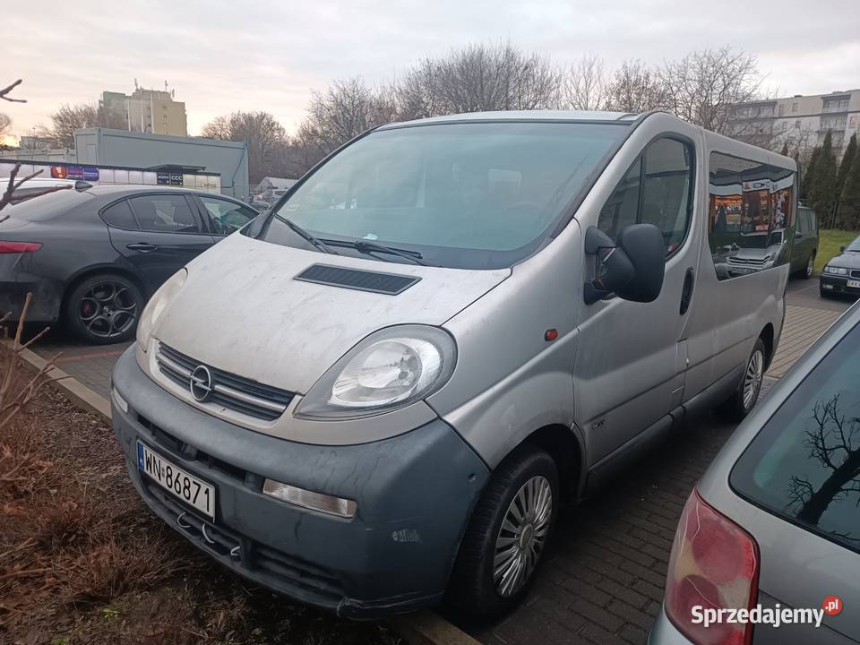 Opel Vivaro 19 TDI 2003r 6 osób 2700 dmc Warszawa