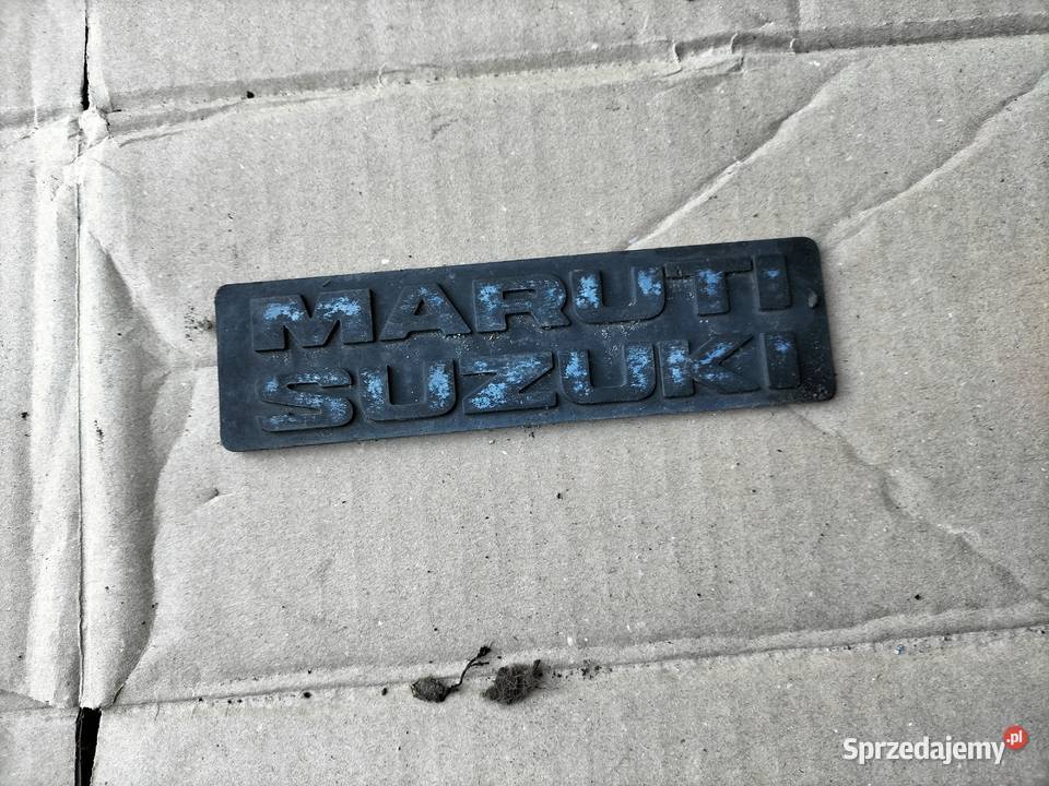 Suzuki Maruti 800 NAPIS ZNACZEK EMBLEMAT lubelskie sprzedam