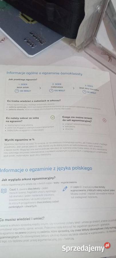 Język polski egzamin ósmoklasisty Sandomierz